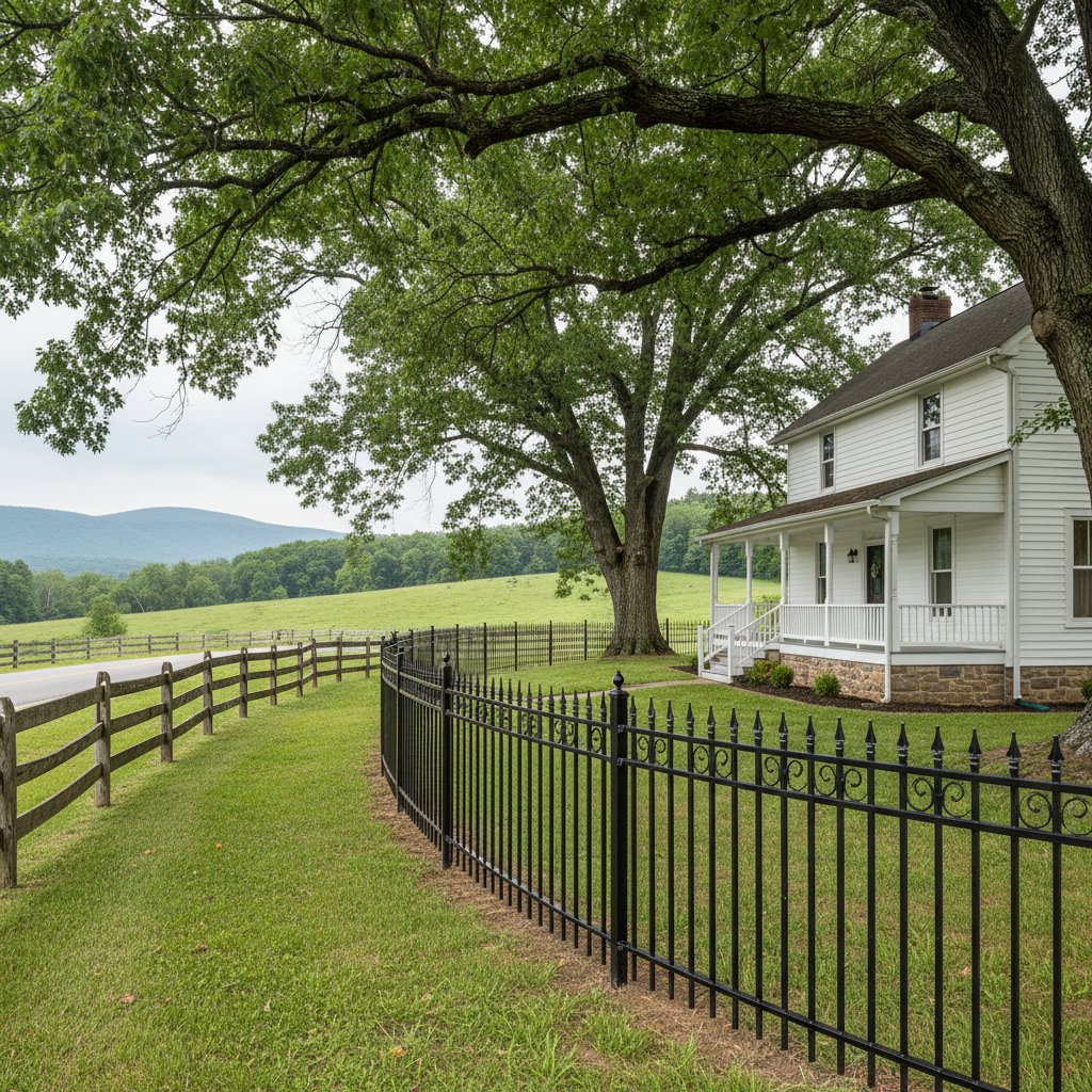 Wrought Iron Fence Installation in Bristol, TN